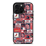 St Louis Cardinals Baseball Doodle Log iPhone 16 Pro Case OV9600