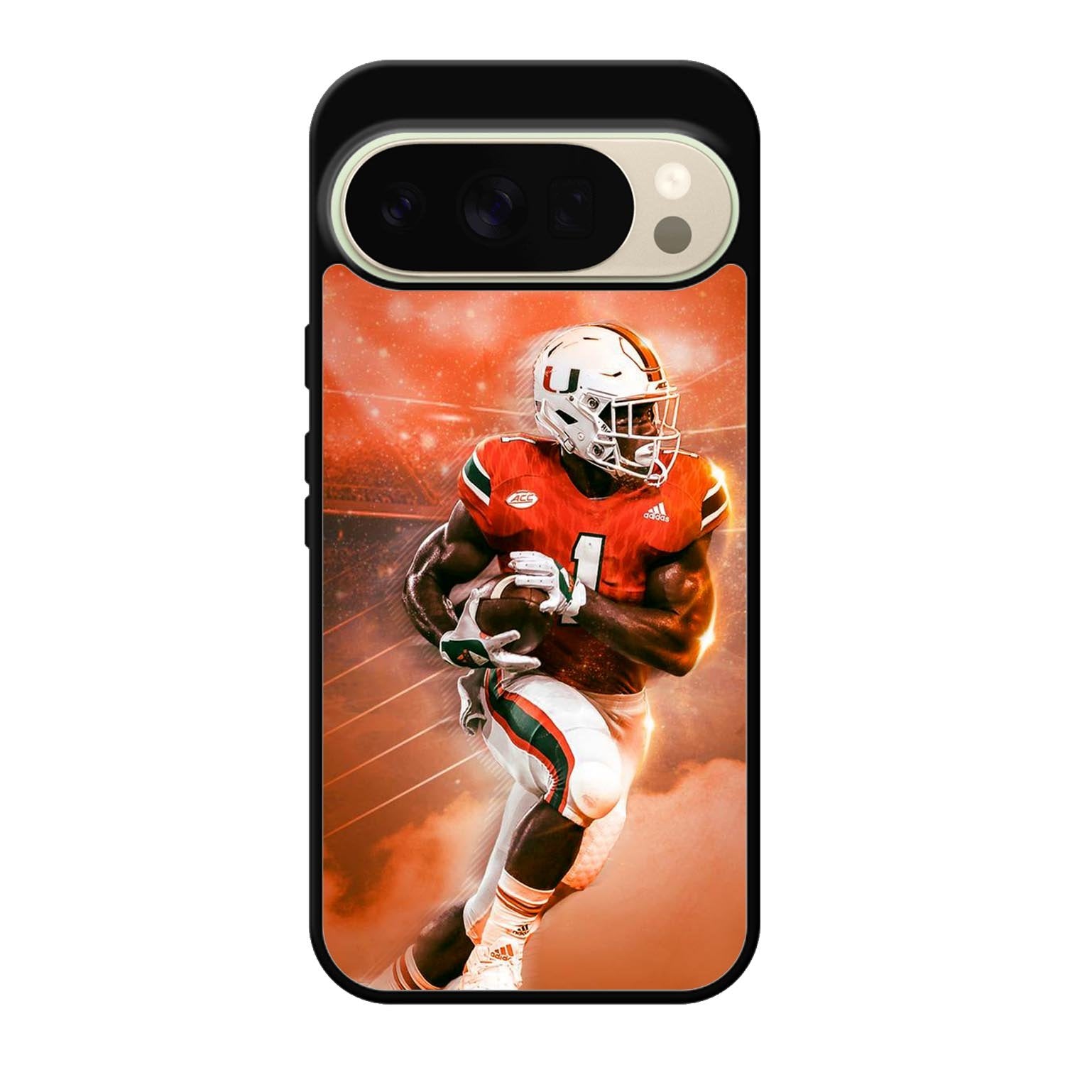 University of Miami Footbal Google Pixel 10 Pro Case OV9597