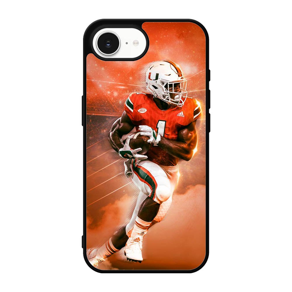 University of Miami Footbal iPhone 17e Case OV9597
