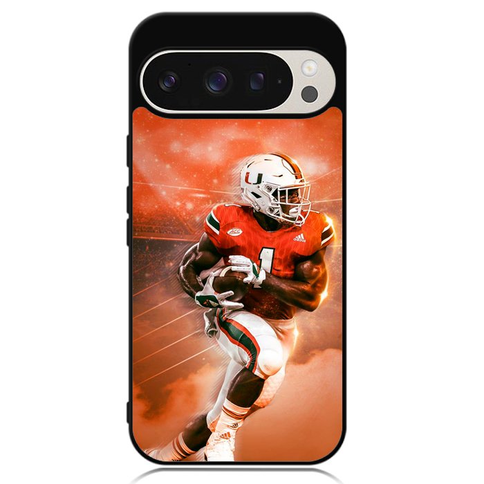 University of Miami Footbal Google Pixel 9 Pro XL Case OV9597