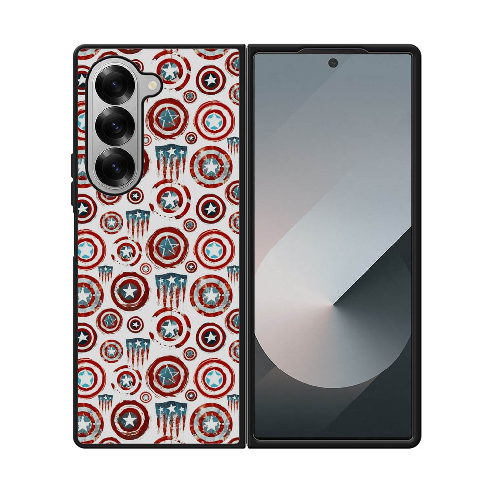 Wallpaper Shield Capt Americ Samsung Galaxy Z Fold 7 5G Case OV9595