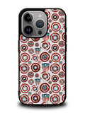 Wallpaper Shield Capt Americ iPhone 14 Pro Max Case QC9595