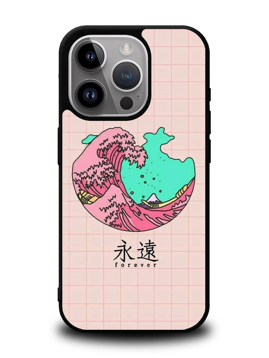 Aesthetic Japanese iPhone 15 Pro Case OV9086