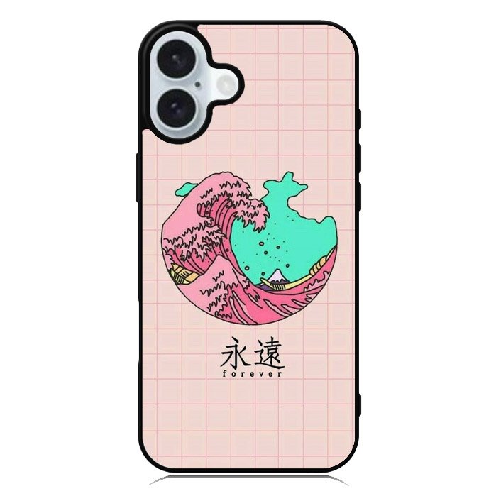 Aesthetic Japanese iPhone 16 Plus Case QC9086