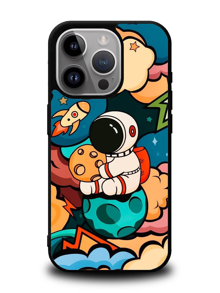 Astronout Art iPhone 14 Pro Case QC9082
