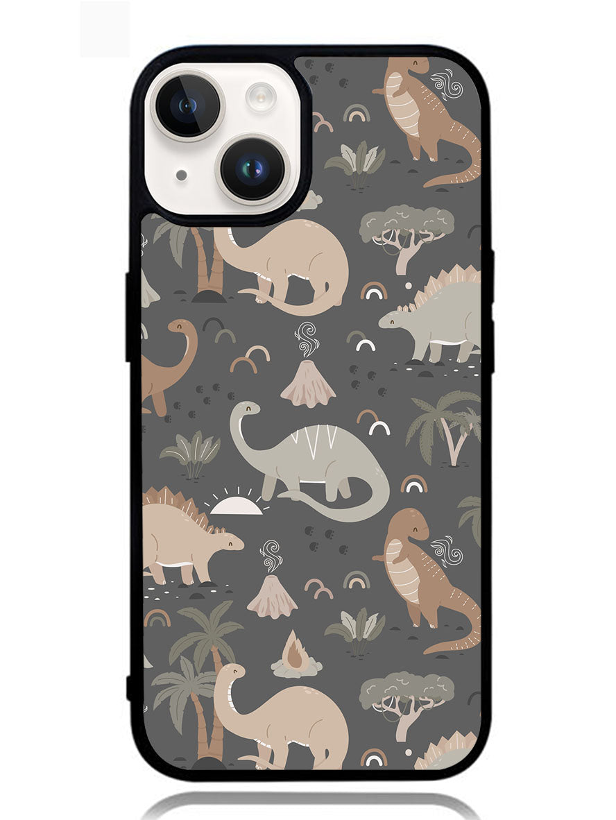 Cute Dinosaurs iPhone 14 Plus Case OV9076