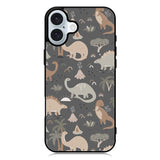 Cute Dinosaurs iPhone 16 Plus Case