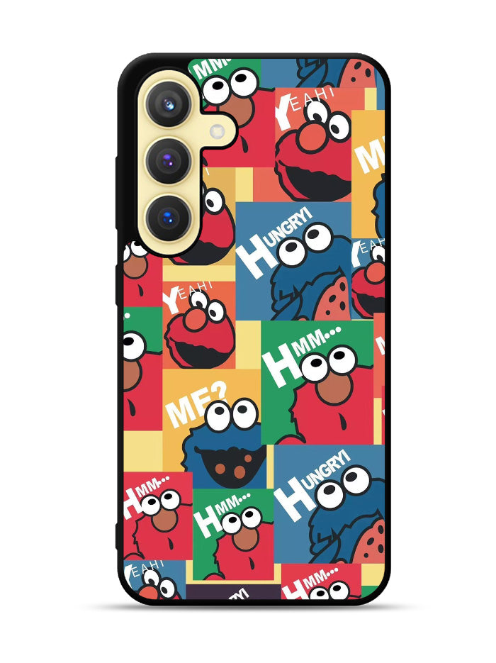 Elmo Hungry Hmm Samsung Galaxy S24 Plus 5G , Samsung Galaxy S24+ 5G Case OV9073