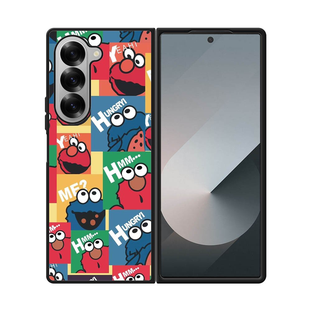 Elmo Hungry Hmm Samsung Galaxy Z Fold 7 5G Case QC9073