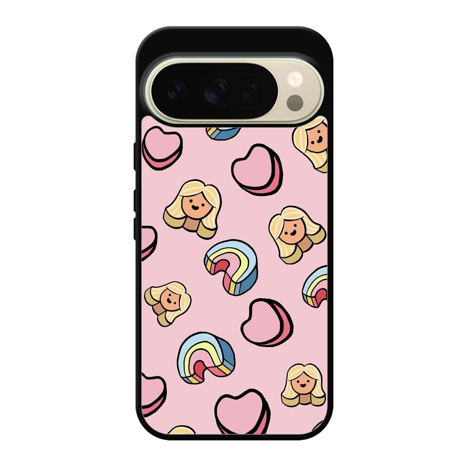 Girly Rainbow Pattern Google Pixel 10 Pro Case OV9070
