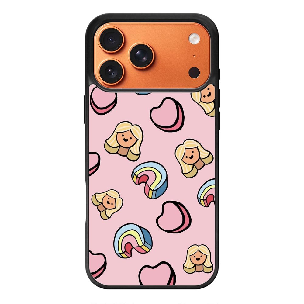 Girly Rainbow Pattern iPhone 17 Pro Max Case OV9070