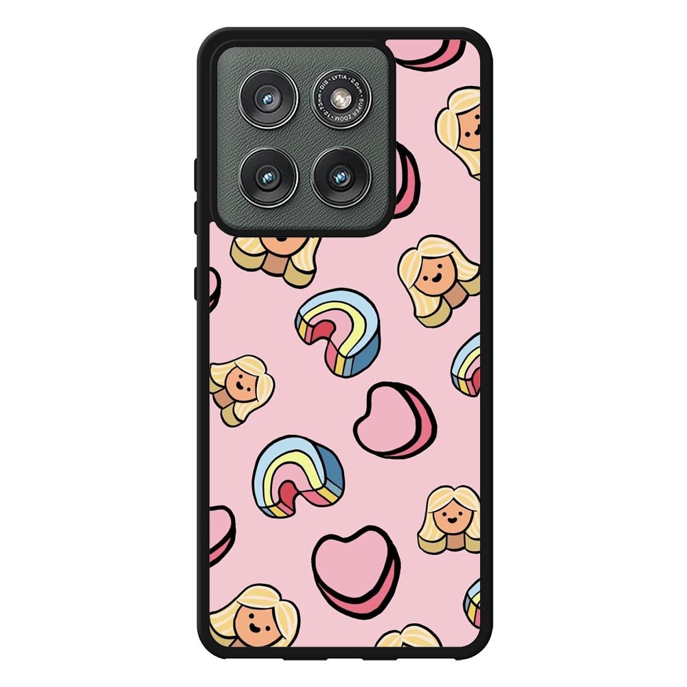 Girly Rainbow Pattern Motorola Moto Edge 2025 Case OV9070