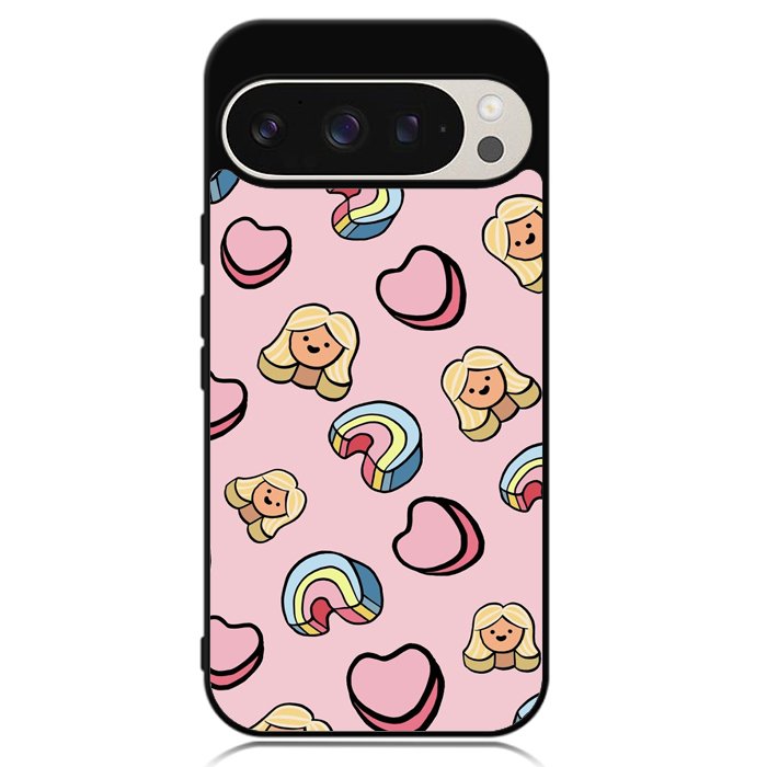 Girly Rainbow Pattern Google Pixel 9 Pro XL Case OV9070
