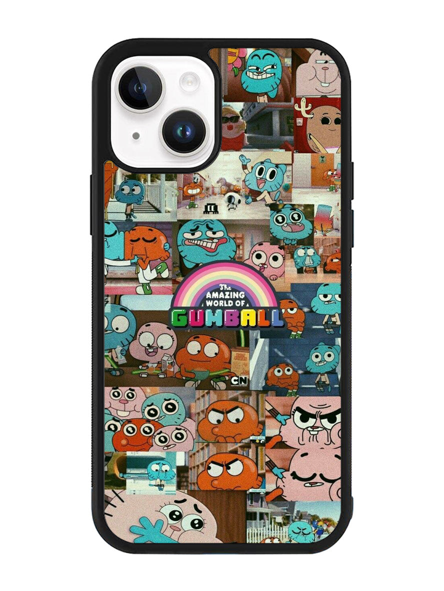 Gumball Pattern iPhone 15 Case OV9068