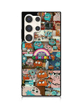 Gumball Pattern Samsung Galaxy S23 Ultra 5G Case QC9068