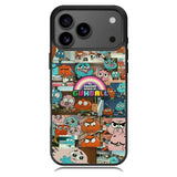 Gumball Pattern iPhone 17 Pro Case OV9068