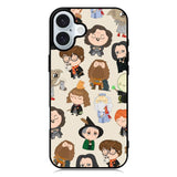 Harry Potter Cartoon iPhone 16 Plus Case QC9064
