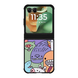 Kawaii Doodle Motorola Moto RAZR 2025 Case OV9062