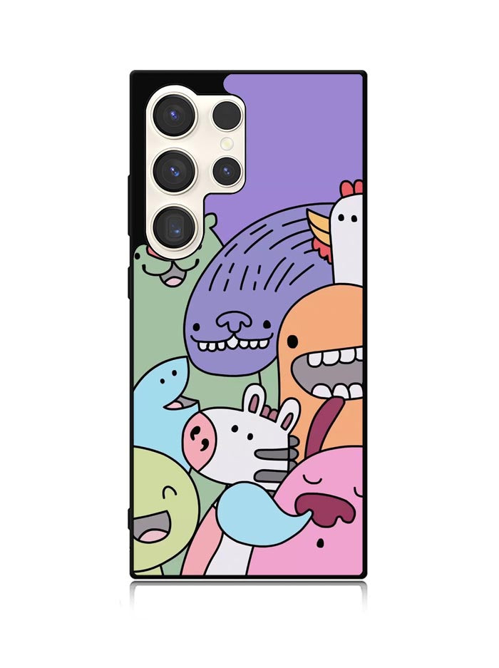 Kawaii Doodle Samsung Galaxy S24 Ultra 5G Case OV9062
