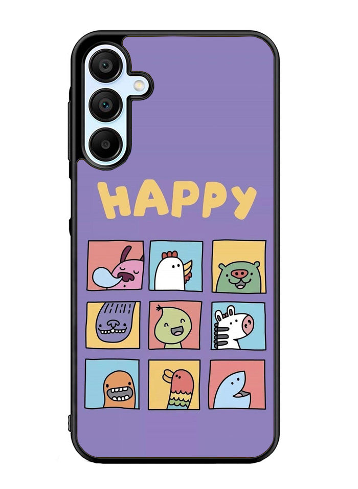 Kawaii Emoji Happy Samsung Galaxy A35 5G Case OV9061