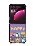 Kawaii Emoji Happy Motorola Moto Razr Plus 2023 , Moto Razr+ 2023 Case OV9061