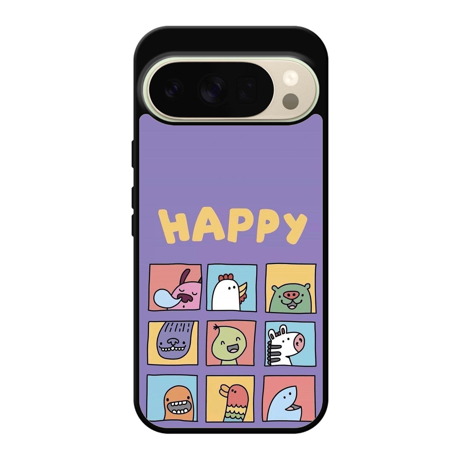 Kawaii Emoji Happy Google Pixel 10 Pro XL Case QC9061