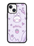 Rabbit Cute Purple iPhone 14 Plus Case QC9051