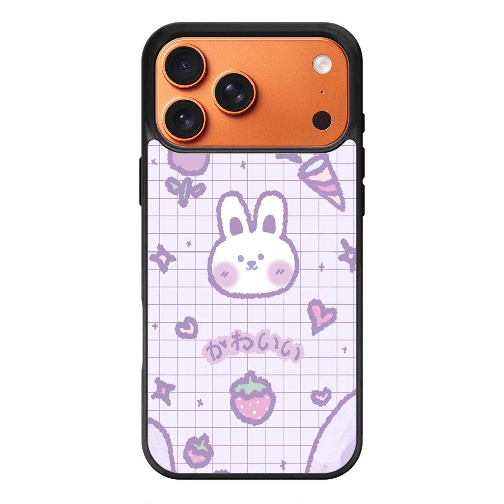 Rabbit Cute Purple iPhone 17 Pro Max Case OV9051