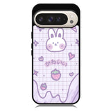Rabbit Cute Purple Google Pixel 10 | Google Pixel 10 Pro Case OV9051