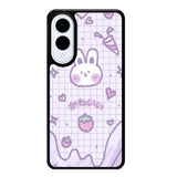 Rabbit Cute Purple Samsung Galaxy S25 Edge 5G Case OV9051