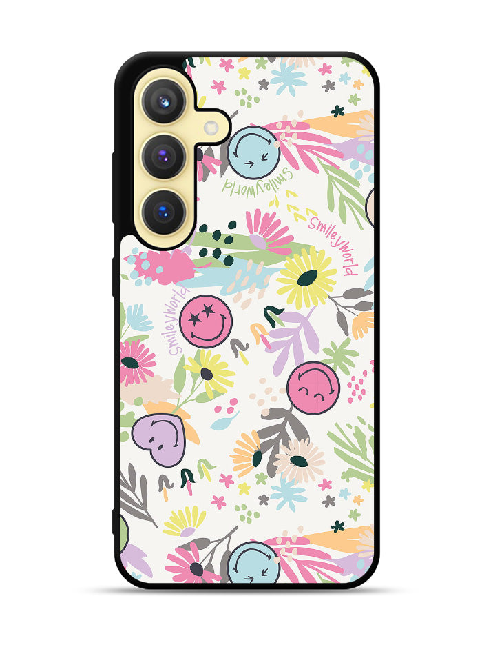 Smiley World Pattern Samsung Galaxy S25 Plus 5G , Samsung Galaxy S25+ 5G Case OV9048