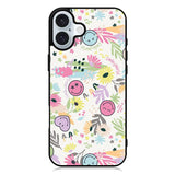 Smiley World Pattern iPhone 16 Case QC9048