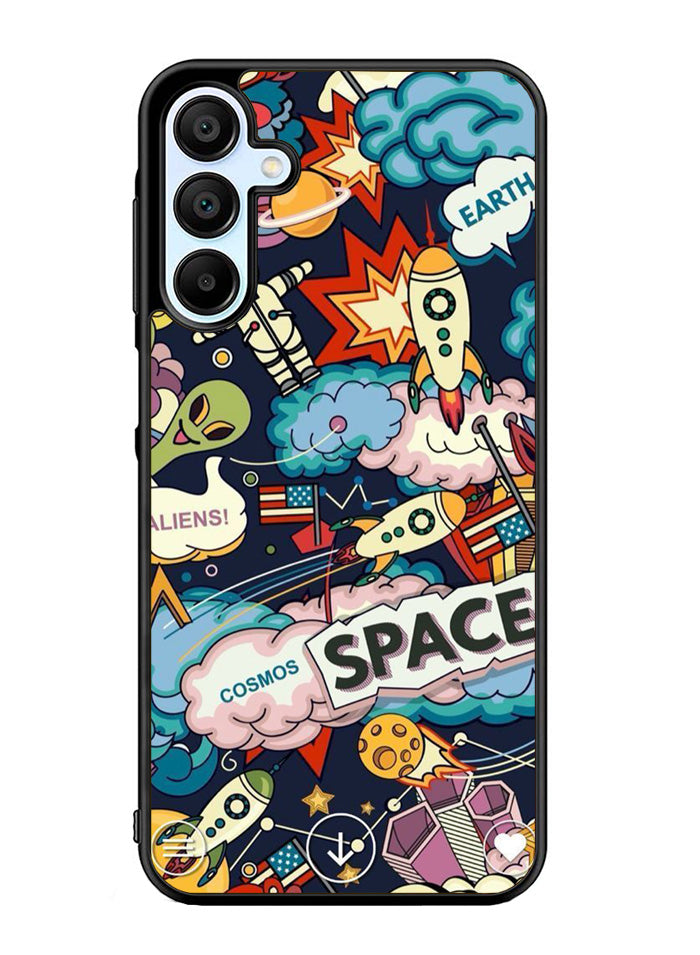 Space Sticker Samsung Galaxy A15 5G Case OV9044