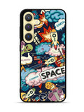Space Sticker Samsung Galaxy S23 5G Case QC9044