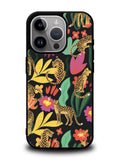 Tiger Forest Pattern iPhone 15 Pro Max Case OV9040