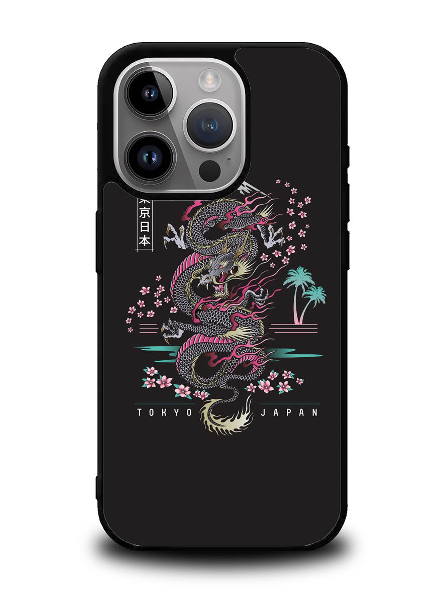 Tokyo Japan Dragon iPhone 15 Pro Case