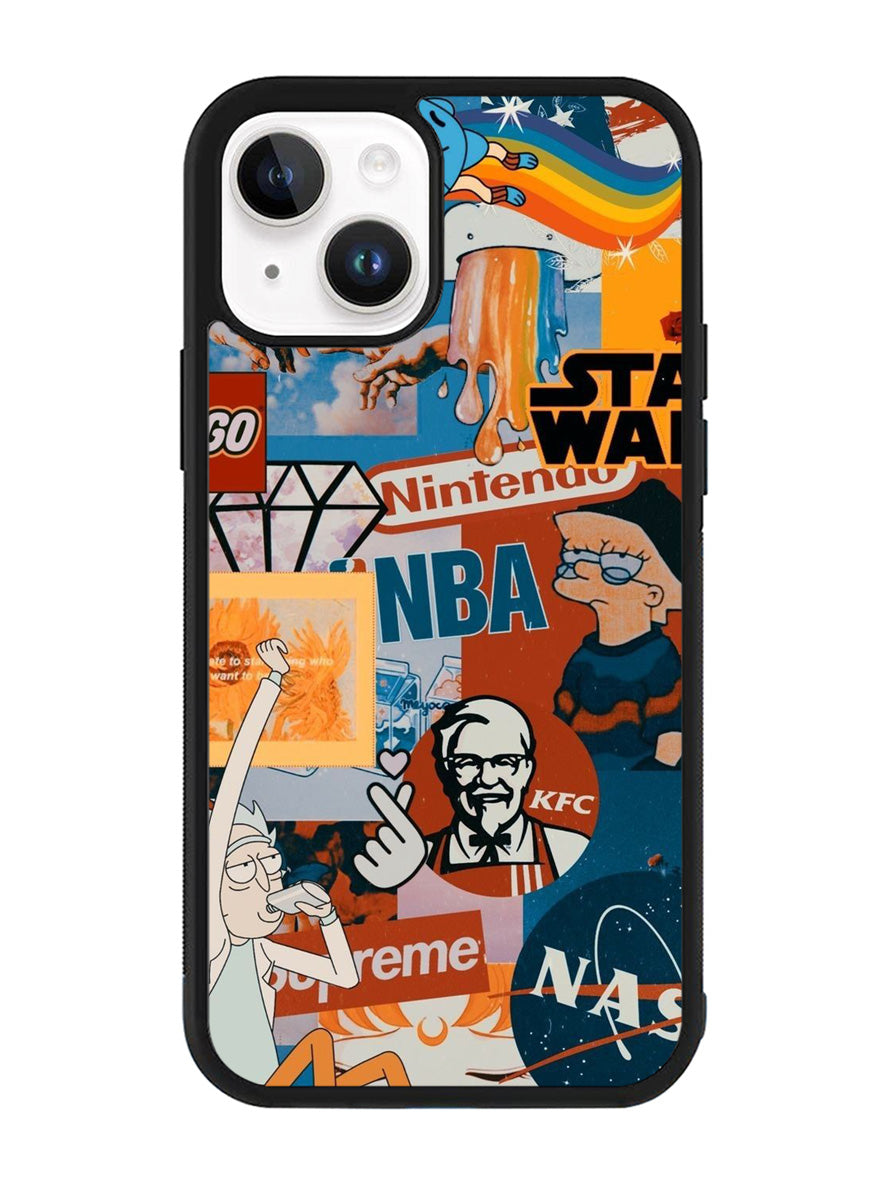 Tumblr Sticker iPhone 15 Plus Case OV9038