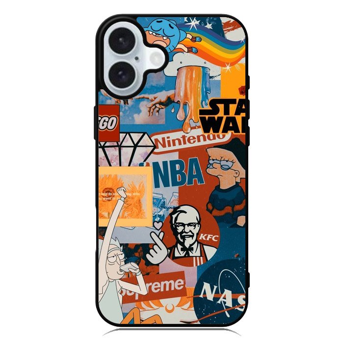 Tumblr Sticker iPhone 16 Plus Case QC9038