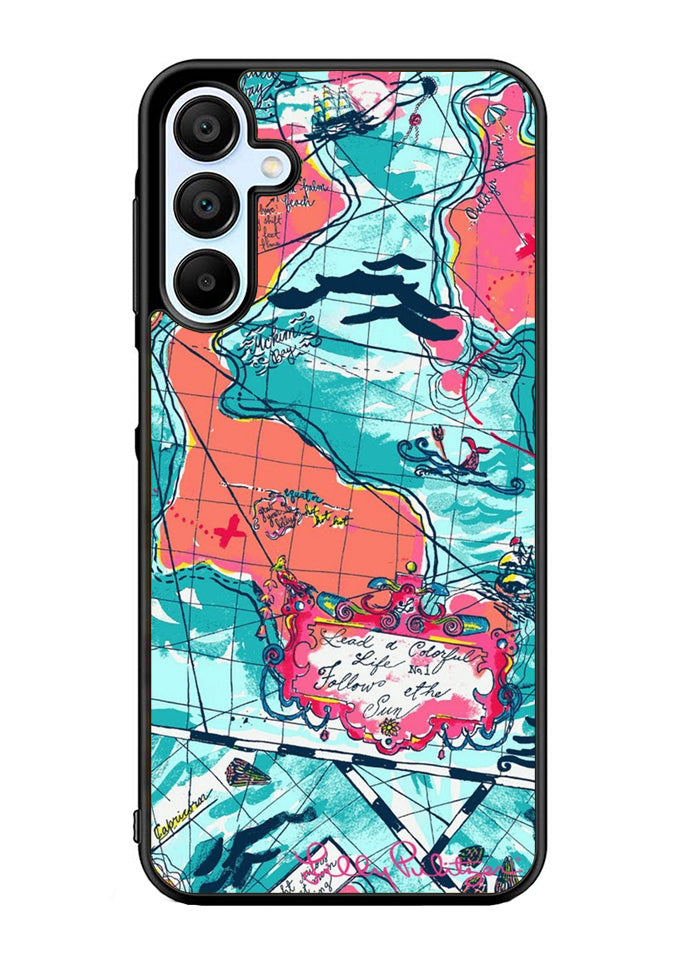 Lilly Pulitzer Map Samsung Galaxy A15 5G Case OV9031