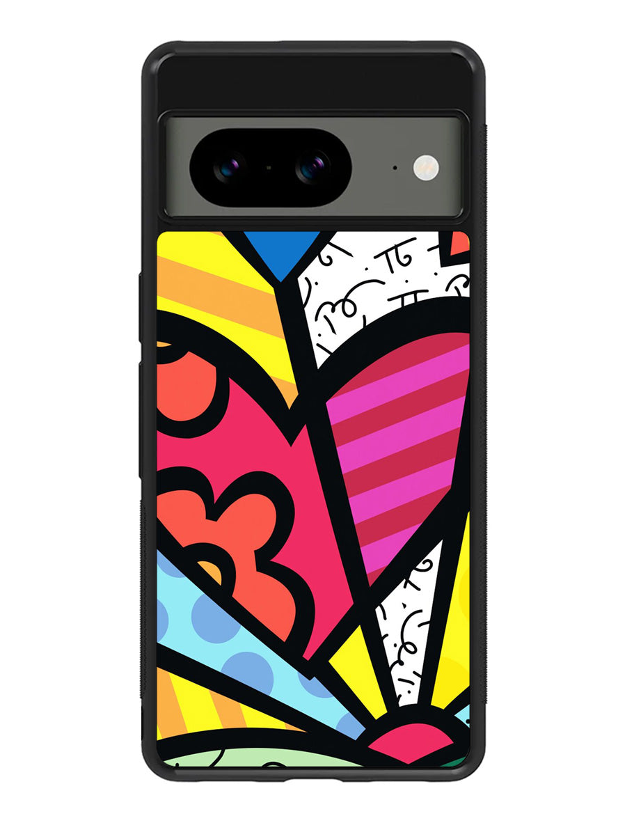 Romero Britto Love Google Pixel 8A Case QC9035