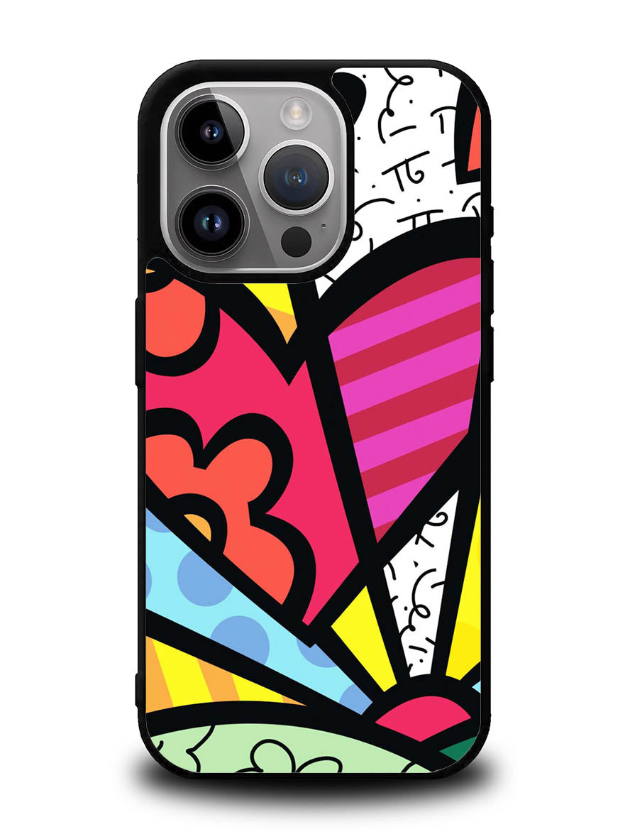 Romero Britto Love iPhone 15 Pro Case OV9035