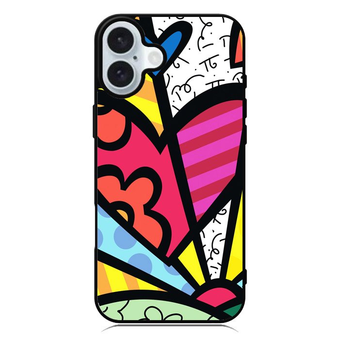 Romero Britto Love iPhone 16 Plus Case QC9035