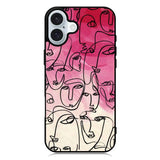 Abstract Illustrasi iPhone 16 Case QC11229