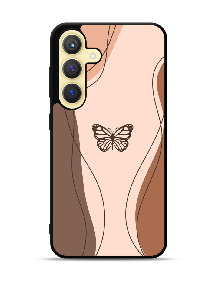 Butterfly Aesthetic Simple Samsung Galaxy S25 5G Case OV11187