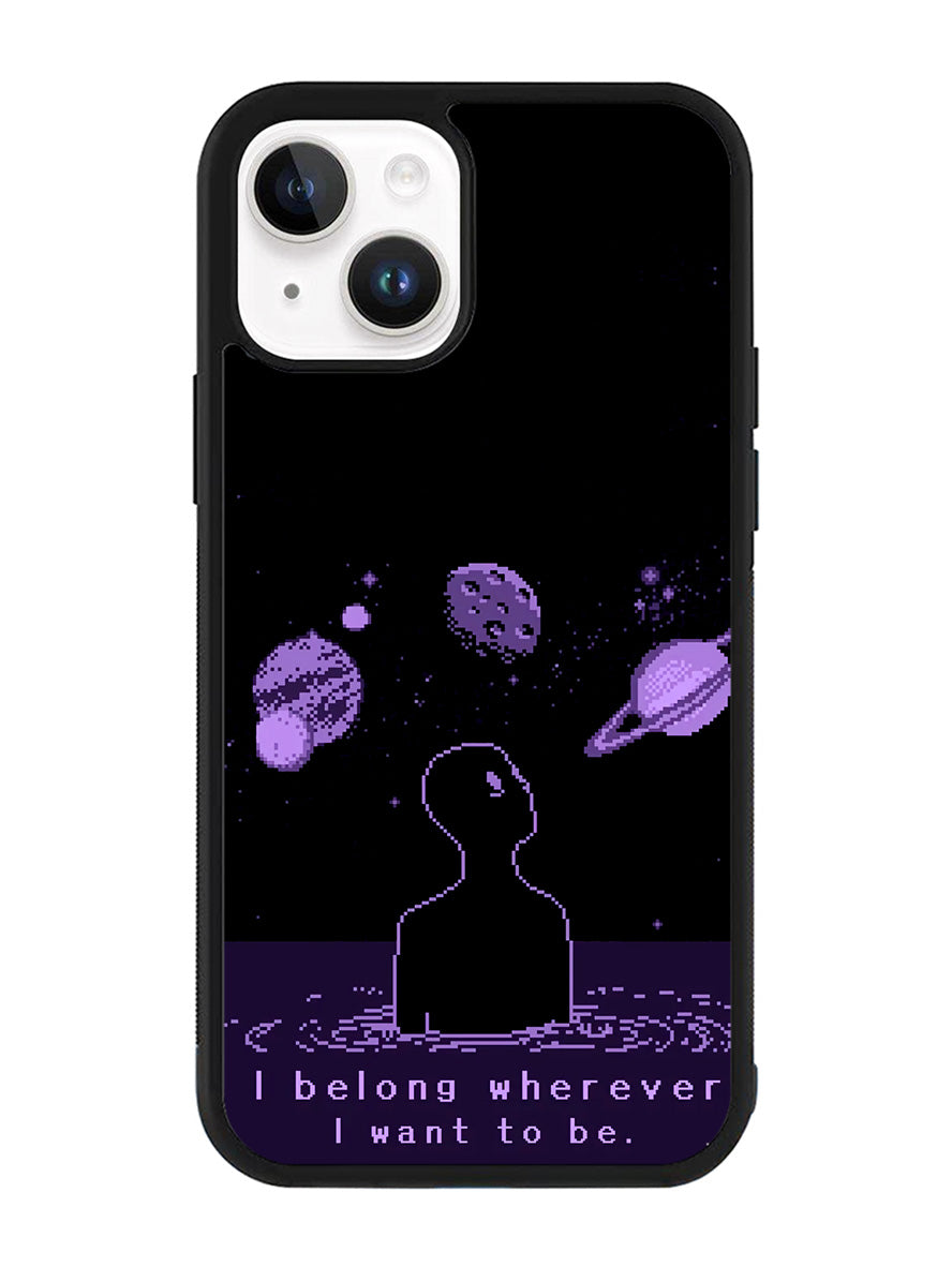 I Belong Wherever I Want To Be iPhone 14 Plus Case QC11114