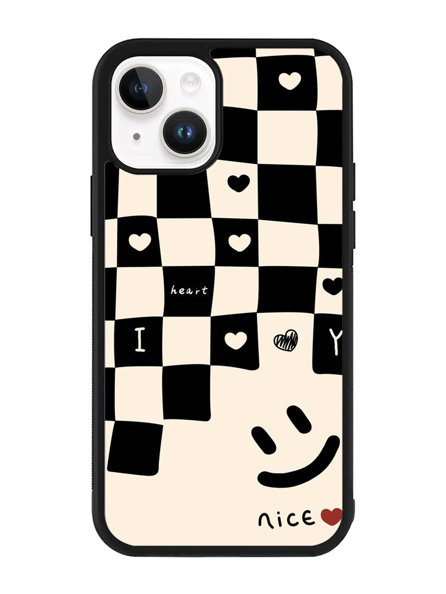 I Love You Pattern iPhone 14 Plus Case QC11115