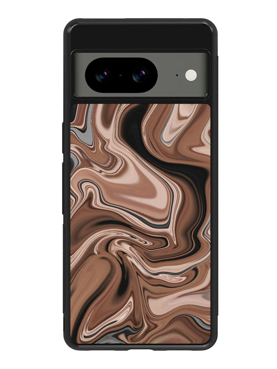Marble Brown Google Pixel 8A Case QC11134