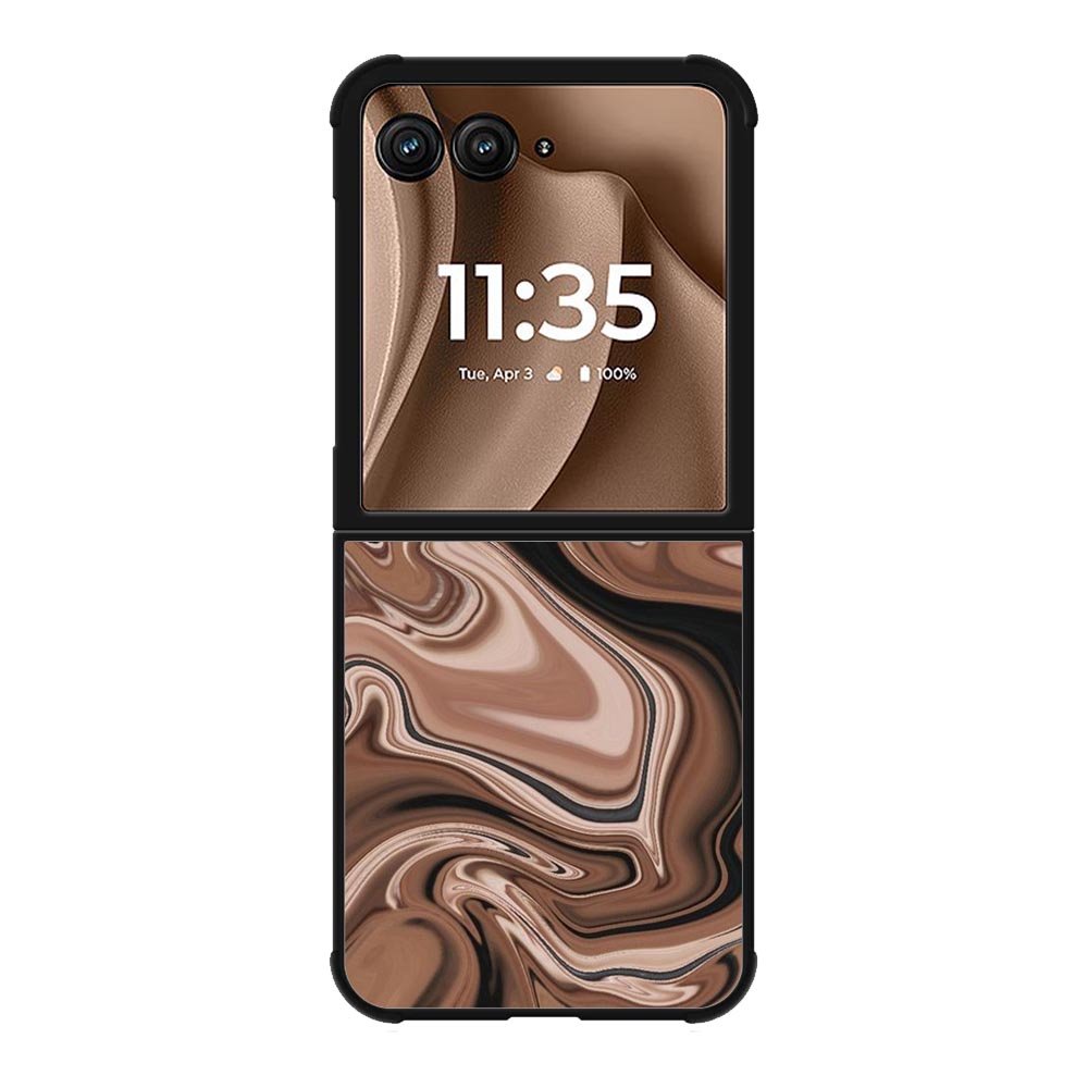 Marble Brown Motorola Moto RAZR Plus 2025 Case OV11134