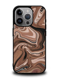 Marble Brown iPhone 14 Pro Case QC11134