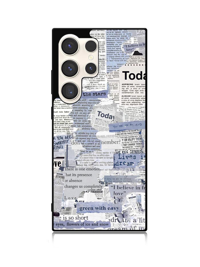 Newspaper Vintage Samsung Galaxy S24 Ultra 5G Case OV10987